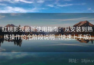 红桃影视最新使用指南：从安装到熟练操作的全阶段说明（快速上手版）