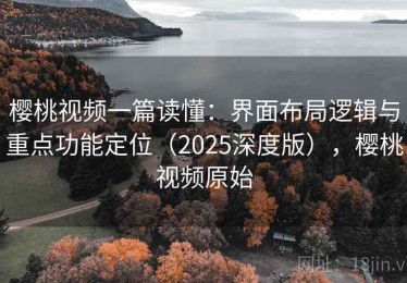 樱桃视频一篇读懂：界面布局逻辑与重点功能定位（2025深度版），樱桃视频原始