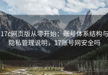 17c网页版从零开始：账号体系结构与隐私管理说明，17账号网安全吗