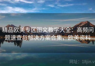 精品欧美专区图文教学大全：高频问题速查与解决方案合集，欧美资料