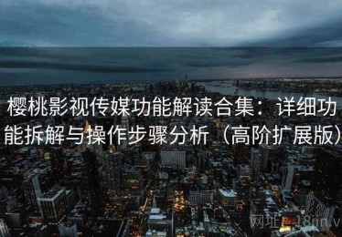 樱桃影视传媒功能解读合集：详细功能拆解与操作步骤分析（高阶扩展版）