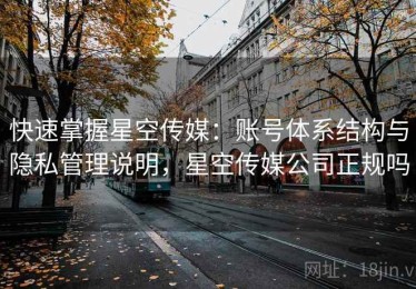 快速掌握星空传媒：账号体系结构与隐私管理说明，星空传媒公司正规吗
