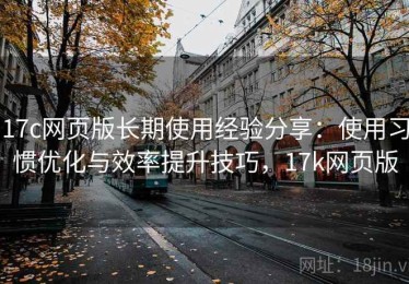 17c网页版长期使用经验分享：使用习惯优化与效率提升技巧，17k网页版