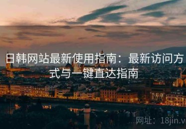 日韩网站最新使用指南：最新访问方式与一键直达指南