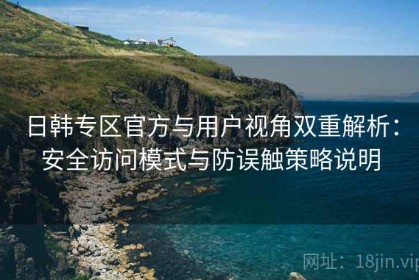 日韩专区官方与用户视角双重解析：安全访问模式与防误触策略说明