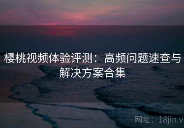 樱桃视频体验评测：高频问题速查与解决方案合集