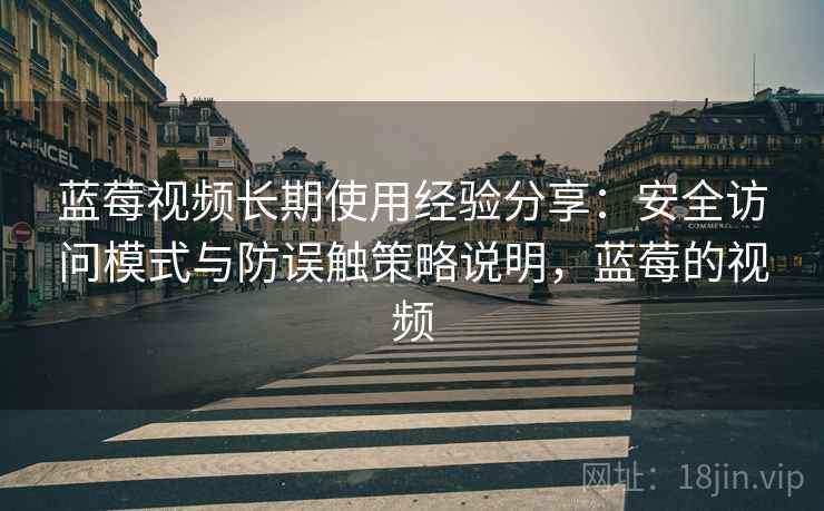 蓝莓视频长期使用经验分享：安全访问模式与防误触策略说明，蓝莓的视频