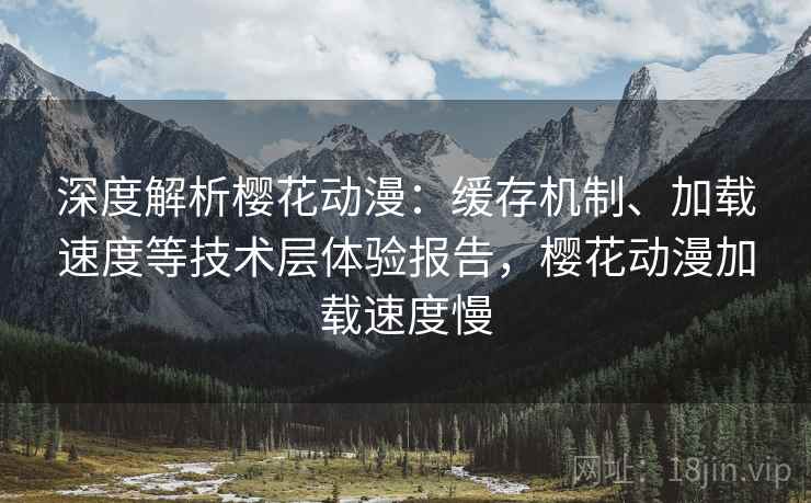 深度解析樱花动漫：缓存机制、加载速度等技术层体验报告，樱花动漫加载速度慢